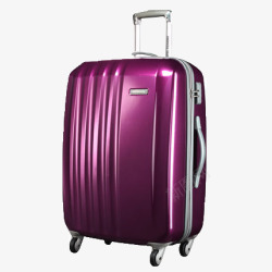紫色美国旅行者拉杆箱品牌素材