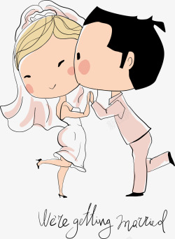 手绘婚庆素材