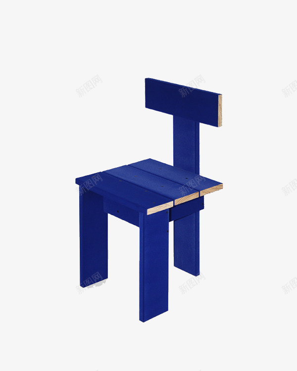 蓝色的板凳图标png_新图网 https://ixintu.com 大气 有特色 板凳 简约 精美 精致 蓝色 造型独特