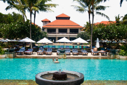 酒店风景巴厘岛港丽酒店高清图片
