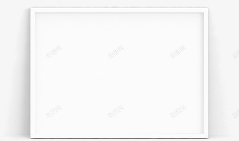 白色相框png免抠素材_新图网 https://ixintu.com 家具 照片 装饰 高清