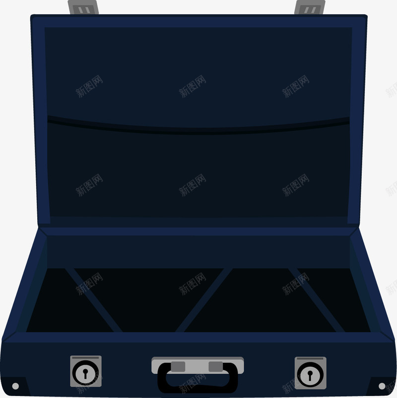 深蓝色按钮式精致箱包png免抠素材_新图网 https://ixintu.com 按钮式箱包 深蓝色 皮质箱包 箱包 精细的箱包 精致 精致箱包