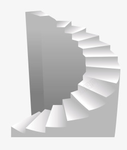 立体楼梯PPT商务信息图元素高清图片