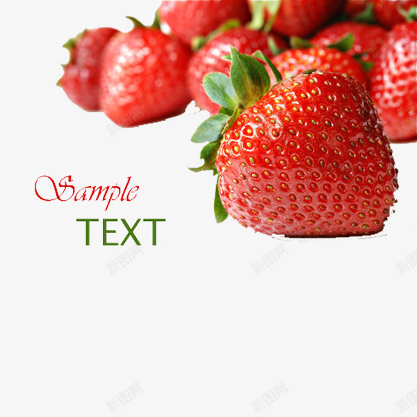 可爱的草莓png免抠素材_新图网 https://ixintu.com 可爱 大气 有特色 简约 精美 精致 草莓