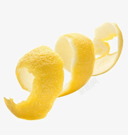 黄色柠檬皮素材
