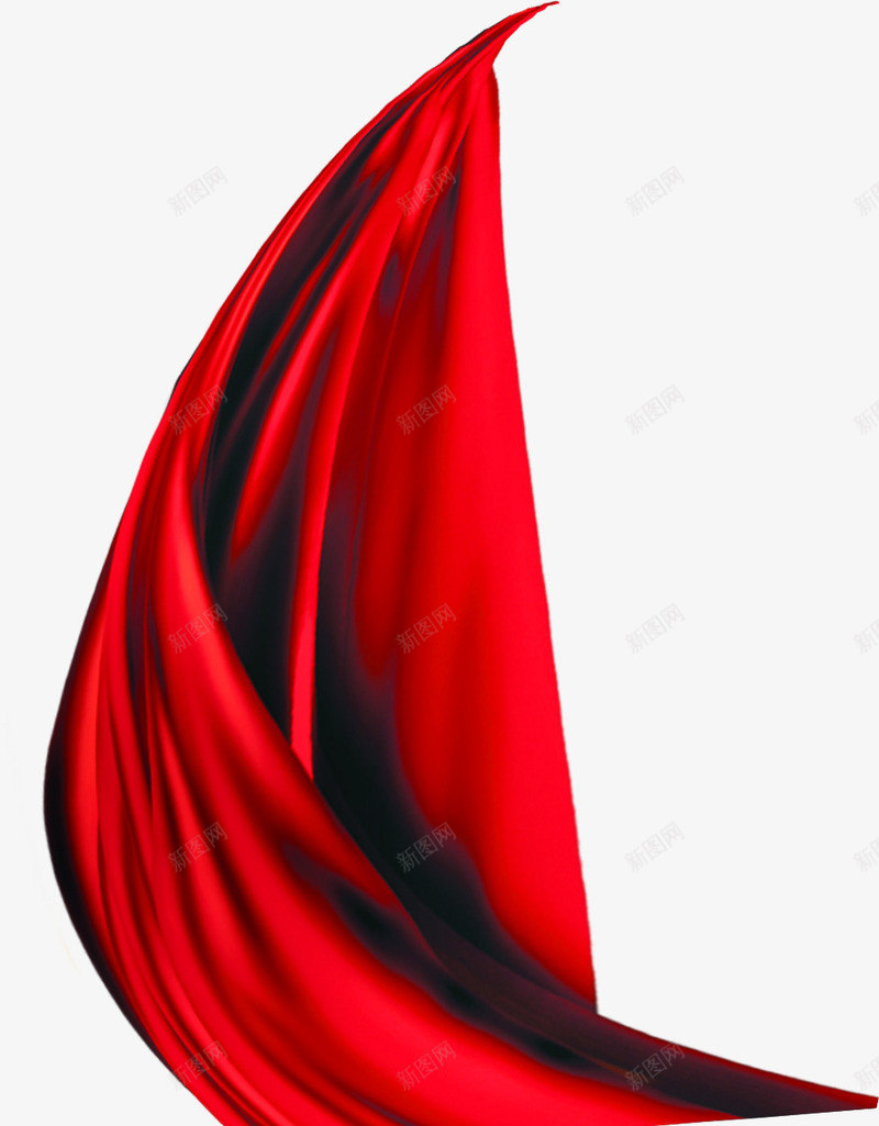 红色丝绸绸缎png免抠素材_新图网 https://ixintu.com 丝绸 红色 绸缎