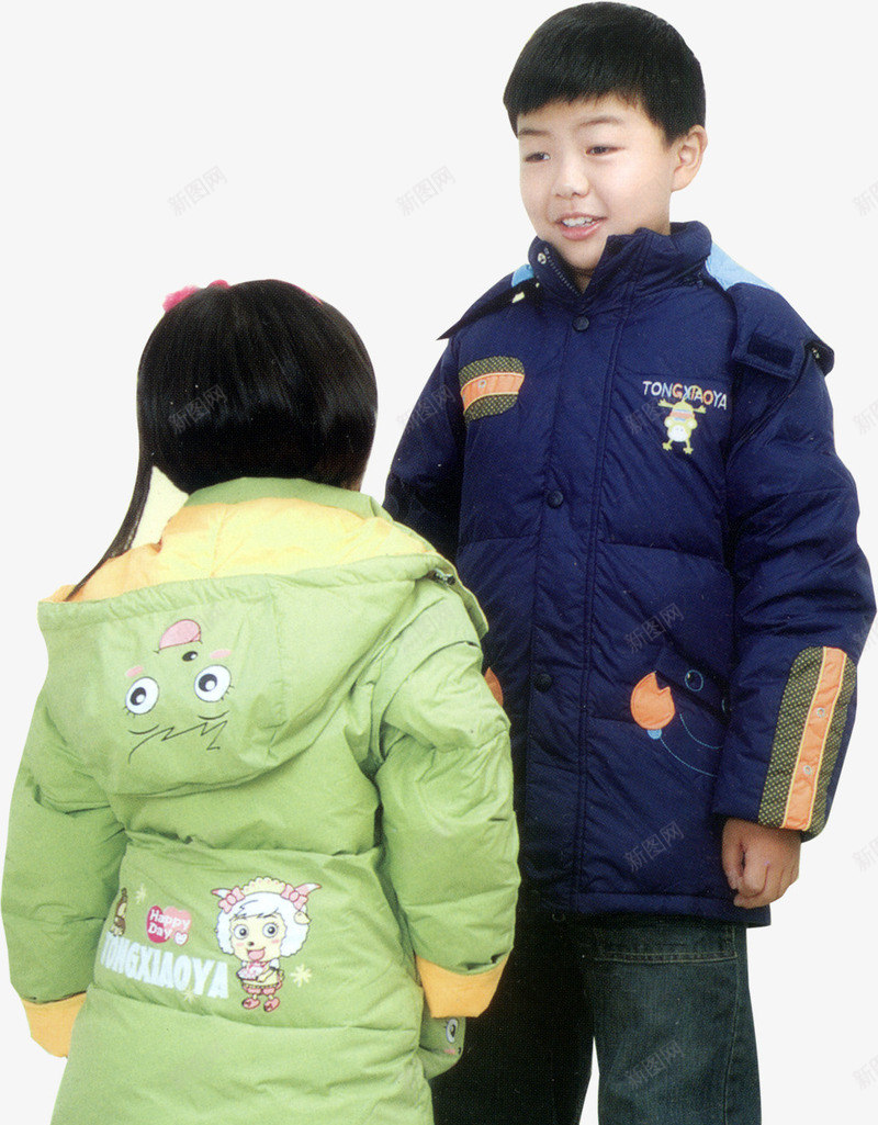 冬季童装儿童服装png免抠素材_新图网 https://ixintu.com 儿童 冬季 服装 童装