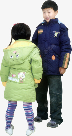 冬季童装儿童服装素材