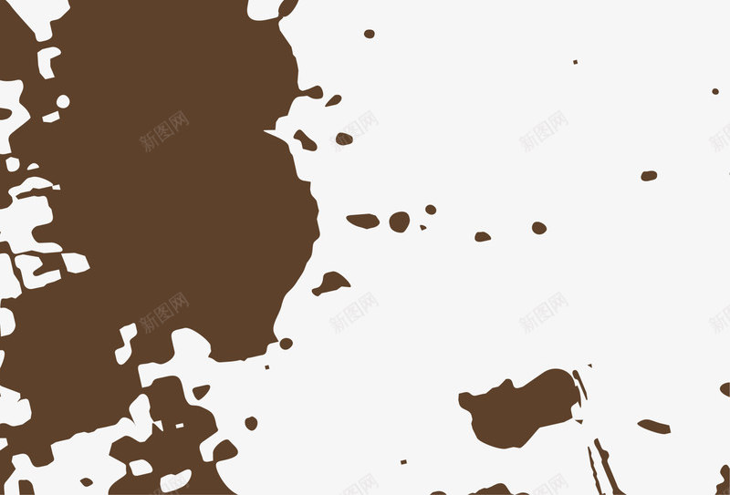 咖啡色颜料液体png免抠素材_新图网 https://ixintu.com 咖啡色颜料 图案 水彩 涂料 液体 清新涂料 边框纹理