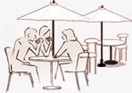 手绘咖啡厅网页界面png免抠素材_新图网 https://ixintu.com 咖啡厅 界面 网页