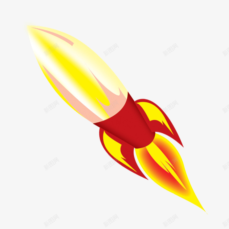 卡通导弹升空透明png免抠素材_新图网 https://ixintu.com 导弹矢量图 射击 攻击 火箭发射 透明png