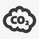 CO2有限公司简单的绿色图标png_新图网 https://ixintu.com CO2 co co2 有限公司