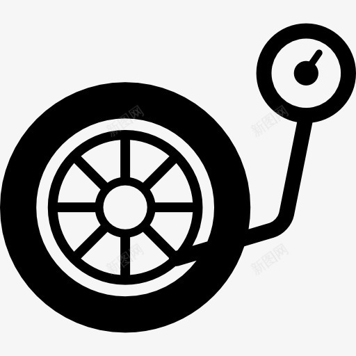 充气轮图标png_新图网 https://ixintu.com 充气 加油站 加油装置 车库 车轮 运输
