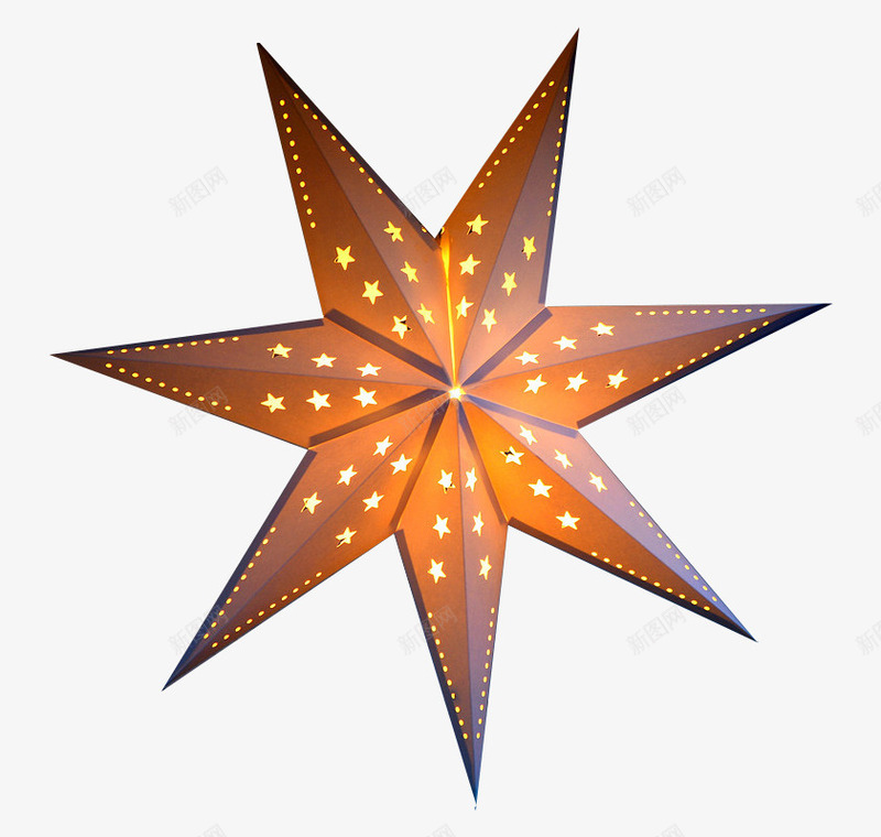 夜空中最闪耀的星星png免抠素材_新图网 https://ixintu.com 六角星 夜空中 星星 棕色 装饰品 闪耀