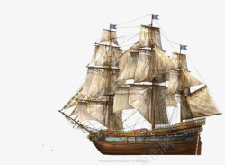 复古船只木船高清图片