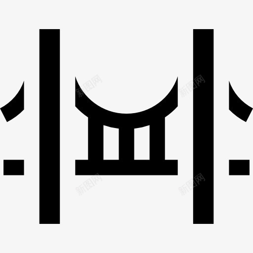 金门大桥图标png_新图网 https://ixintu.com 地标 纪念碑 美国 美国工程 金门大桥