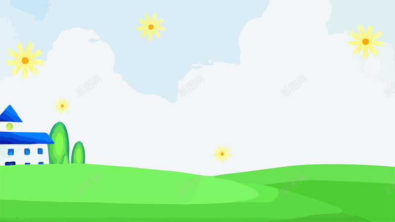 卡通学校背景2png图片免费下载 素材0jvvqewau 新图网