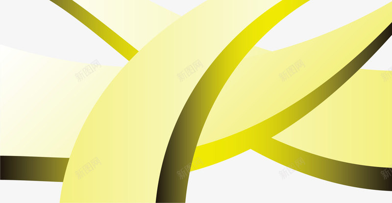 黄色弧形背景png免抠素材_新图网 https://ixintu.com 弧形花纹 拼接线条 简约花纹 边框纹理 闪耀弧形 黄色背景