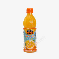 香甜玉米汁果粒橙高清图片