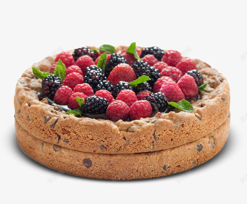 蛋糕psd免抠素材_新图网 https://ixintu.com 下午茶 树莓 水果 烘焙 糕点 蓝莓 西点