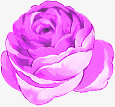 紫色玫瑰婚庆海报素材
