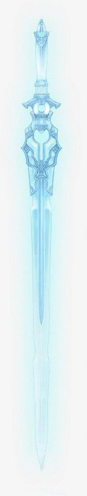 游戏武器盾牌蓝色光效游戏利剑武器高清图片