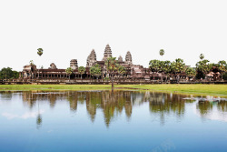 柬埔寨旅游吴哥窟景区高清图片