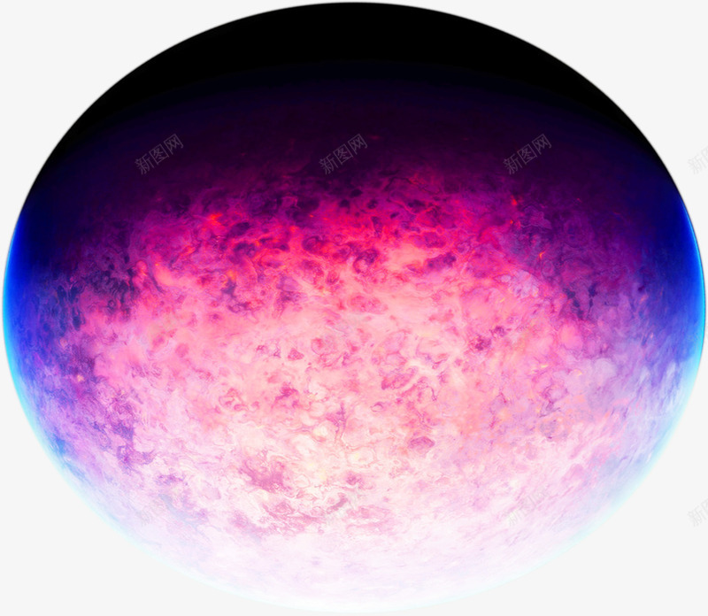 中秋节紫蓝色星空星球png免抠素材_新图网 https://ixintu.com 中秋节 星球 星空 蓝色