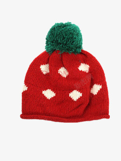 冬天的羊毛帽红帽子高清图片