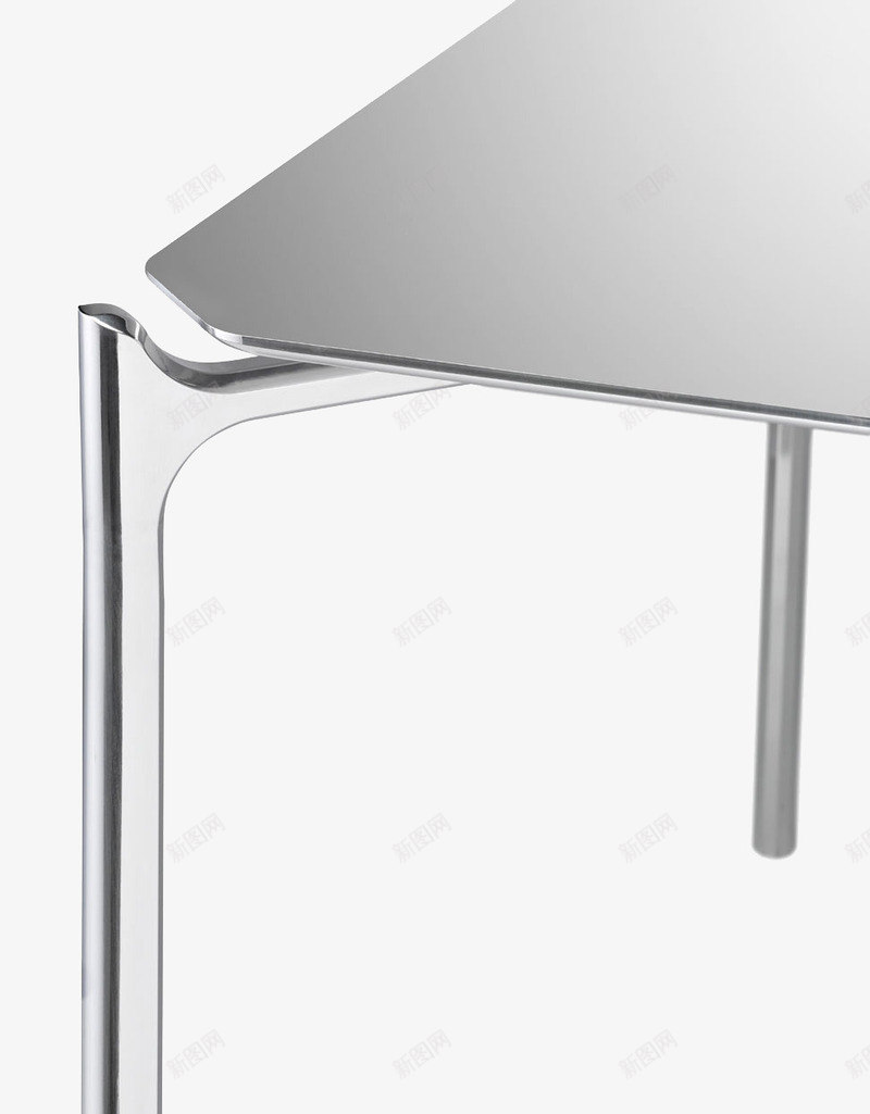 银色的桌子png免抠素材_新图网 https://ixintu.com 大气 有特色 桌子 简约 精简 精致 银色