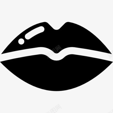 femenine嘴唇图标图标