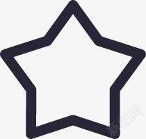 五角星图标png_新图网 https://ixintu.com 五角星 图标 收藏 星星 装饰 设计元素