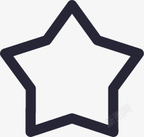收藏图标设计五角星图标高清图片