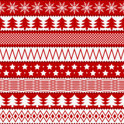 圣诞鹿元素圣诞节红色背景矢量图高清图片