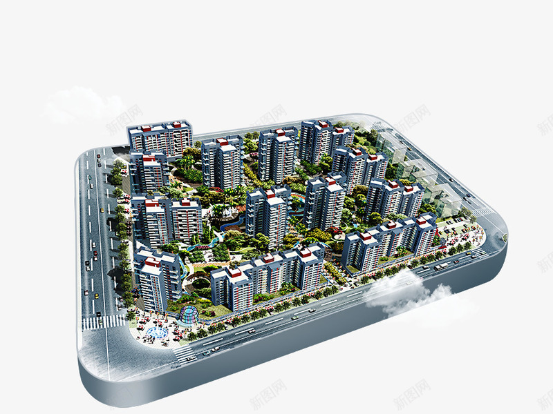 城市规划图图标png_新图网 https://ixintu.com 商业设计 图标 房地产 高楼大厦