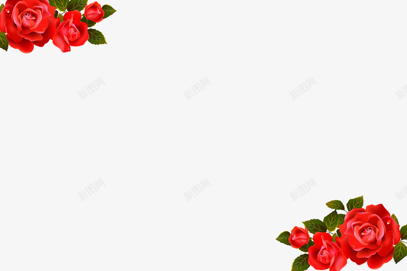 红色卡通精致花朵边框装饰png免抠素材_新图网 https://ixintu.com 卡通 精致 红色 花朵 装饰 边框