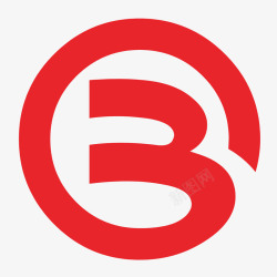 7日服务标签红色圆形北京银行logo矢量图图标高清图片