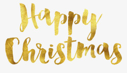 鍦癁鑺傞圣诞金色字体高清图片