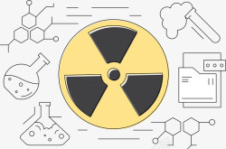 科学技术医学生物学实验矢量图素材