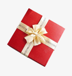 十字结礼品盒红色礼品盒高清图片