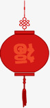 红色福猴子猴年灯笼高清图片