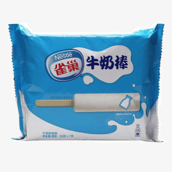 雀巢饮用水包装蓝色雀巢牛奶棒包装高清图片