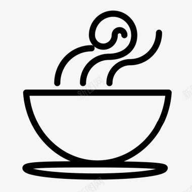 热气腾腾的咖啡图标图标