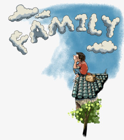 留守儿童的家family高清图片