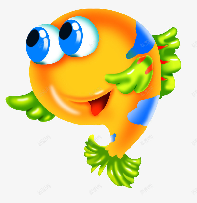 鱼水族水生物动物卡通png免抠素材_新图网 https://ixintu.com 动物 卡通 水族 水生物 鱼