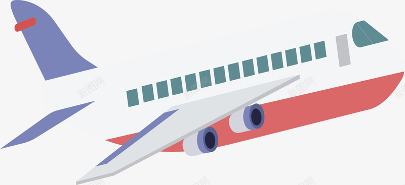 空中飞行的卡通飞机矢量图ai免抠素材_新图网 https://ixintu.com 卡通飞机 旅游季 旅游飞机 矢量png 飞机 飞行的飞机 矢量图