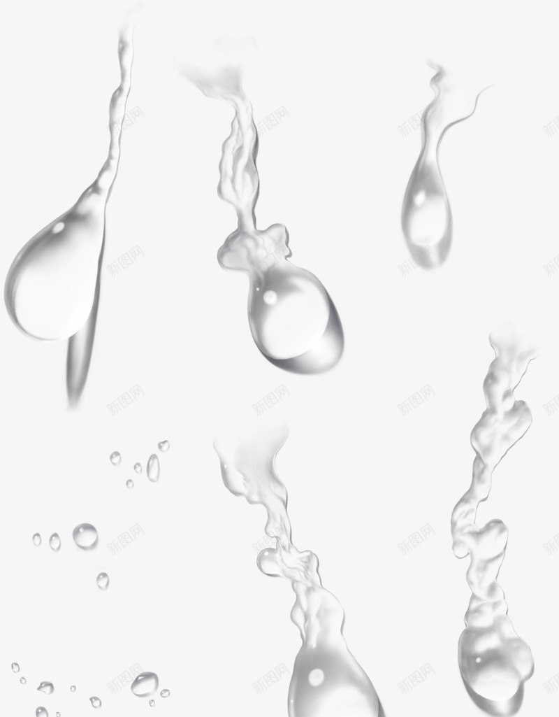 水滴png免抠素材_新图网 https://ixintu.com 下雨 水 水滴 水素材 防水 雨点