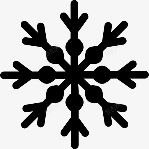 Snowflake图标png_新图网 https://ixintu.com frost 冬天 天气 寒冷 雪