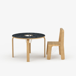 黑色大理石咖啡桌椅黑色大理石桌椅高清图片