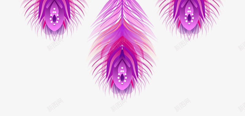 紫色吊穗png免抠素材_新图网 https://ixintu.com 吊穗 挂饰 紫色 紫色装饰 羽毛 装饰